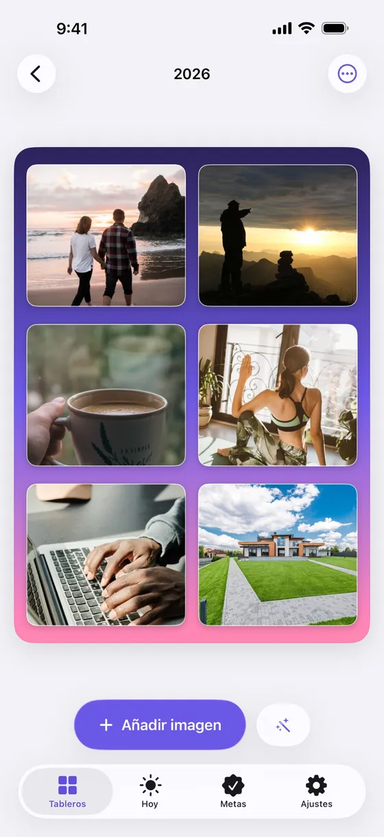 El editor de collages de Wishframe