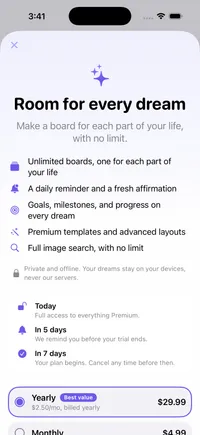 Wishframe Premium plans